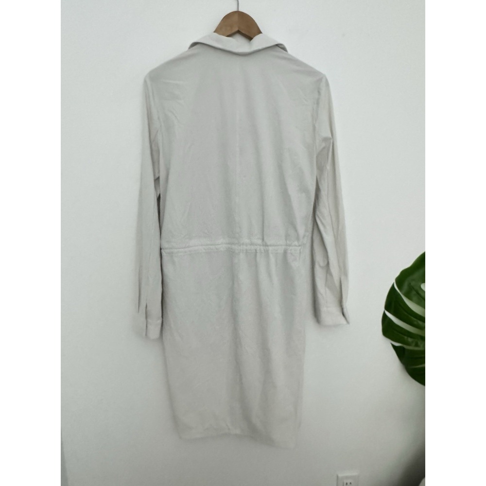 lululemon athletica Light Gray Long Sleeve Drawstring Dress - Picture 9 of 10